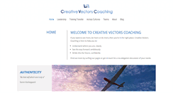 Desktop Screenshot of creativevectorscoaching.co.uk