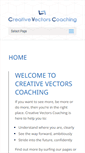 Mobile Screenshot of creativevectorscoaching.co.uk