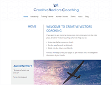 Tablet Screenshot of creativevectorscoaching.co.uk